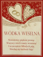 <b>Etykieta weselna na alkohol</b> ES-295